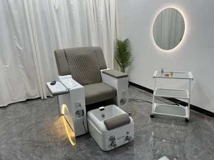 Luxury Human Touch Massage Sofa Chair for Modern Nail Spa Salon