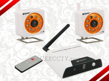 Indoor 2.4ghz 4-channel Wireless Cctv  Camera Systme  Kits Cee- Wr810-702