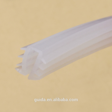 Rubber strip shower sliding door seal