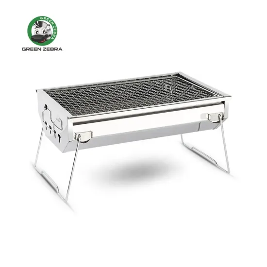 Portable Camping BBQ Grill: Cute, Small, and Stainless Steel Charcoal Folding Outdoor Griller