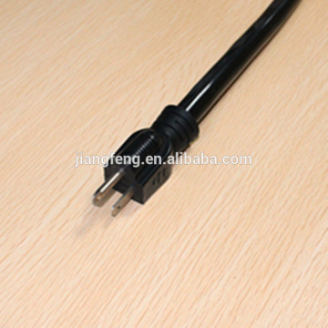 UL 3 pin electrical plug ac power cord