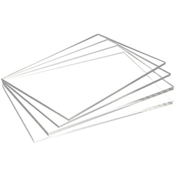 Acrylic Sheets: 3mm, 5mm Sizes - 8x10 Inch, 4x8 Inches Clear Crystal PMMA Sheet