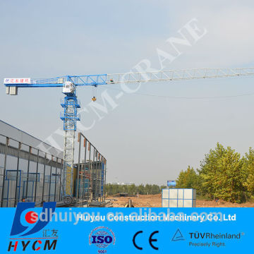 QTZ50/5010B 5 ton big power topless tower crane also called flap top tower crane