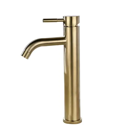 Antique American Gold Copper Faucet for Fashion Counter Basin