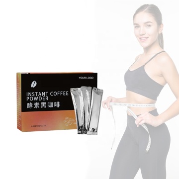Private Label Natural Ingredient Sugar Free Zero Fat Enzyme Weight Loss Slimming Enzyme Coffee Powder