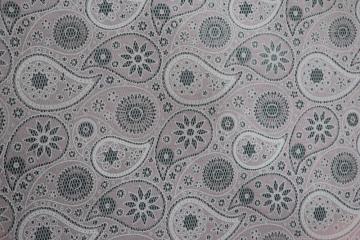 Cotton Polyester Burn Out Bonding Lace Fabric