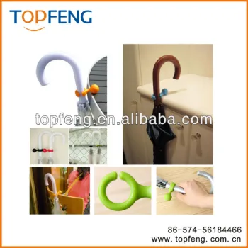 Non-slip pour plastic UMBRELLA HANGER holder hook