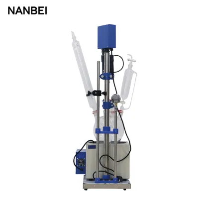 5L Small Laboratory Single Layer Bio Glass Reactor