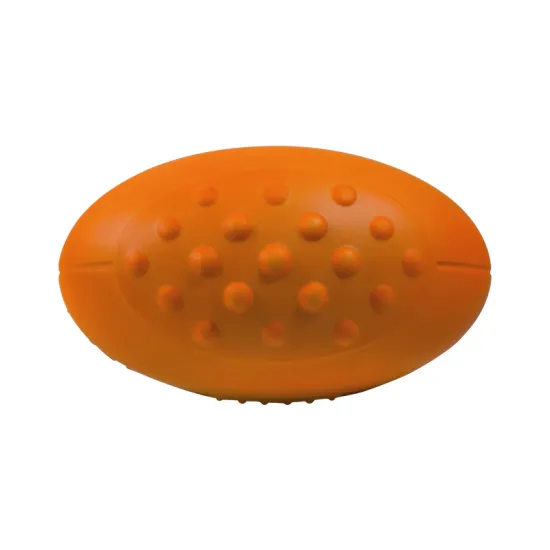 Custom Logo Print Waterproof PU Stress Relief Rugby Ball Toy