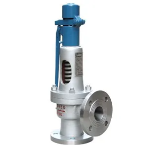 Flange spring micro-opening safety valve