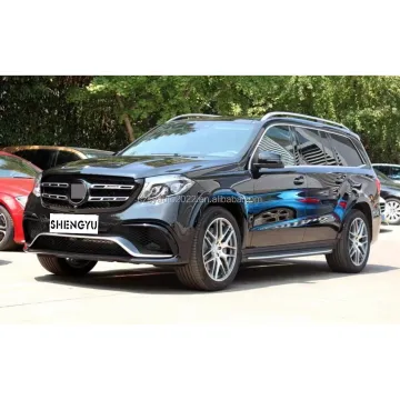Mercedes-Benz GL Class X166 2013-2015 Upgrade Kit: GLS63 Front Rear Bumper with Grille and Lamps