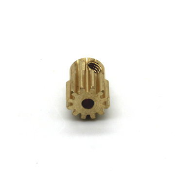 CNC Machined Copper Small Toy Motor Drive Gear Pinion