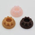 Kawaii Multi Color Chocolate Candy Dessert Shaped Resin Cabochon Flat Back Beads For DIY Craft Decor Beads Charms