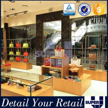 Brand retail lady bag store supplies furniture display shelf supplies