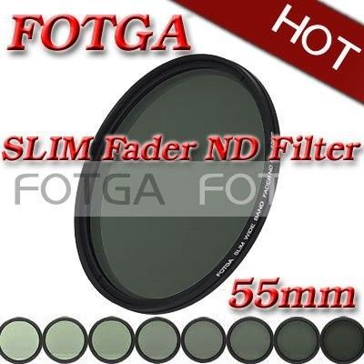Oem Fotga 55mm Digital Slr Camera Slim Fader Nd Filter Neutral Density Nd2 To Nd400