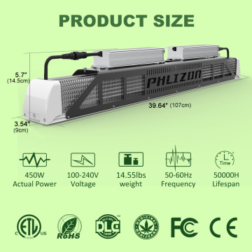 Pertanian Vertikal Tahan Air LED Grow Light