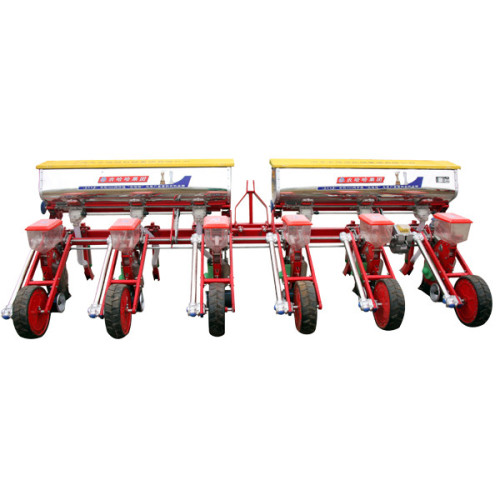 Agro air-suction precision 6 row seeders with fertilizer