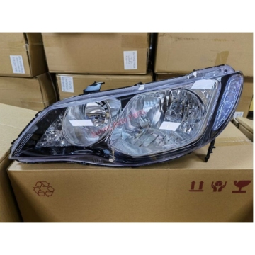 2007 Honda Civic Head Lamp Headlight Manual: 33101-SNB-G02 & 33151-SNB-G02