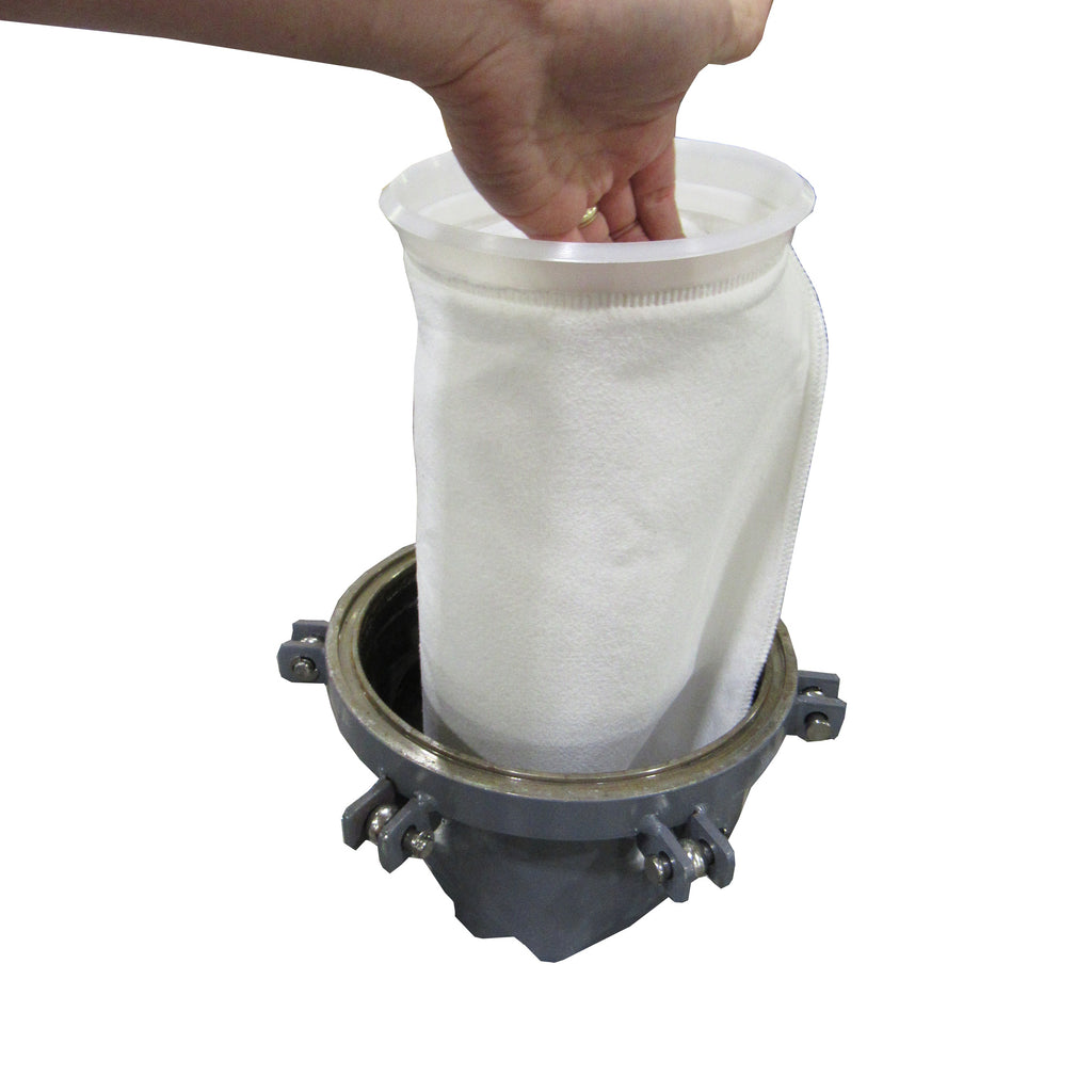 Economical 1 5 10 micron Polypropylene liquid Filter Bag For Pre-Filtration Welded Polyester Felt Filter Bag Polypropylene Ring1