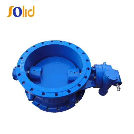 DI Double eccentric butterfly valve with gearbox and handwheel BS EN593