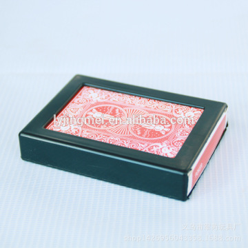 Plastic playing poker card with OEM customized packaging box