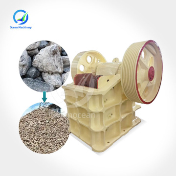Small Ore Granite PE 400x600 Jaw Crusher Machine for Sale in OCEAN Gold Mining Crusher Plant Equipment
