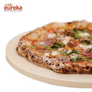 High Temperature Cordierite Pizza Stone Professional Round Pizza Stone For Oven Baking BBQ Grilling