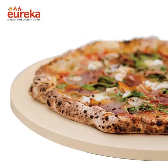 High Temperature Cordierite Pizza Stone Professional Round Pizza Stone For Oven Baking BBQ Grilling