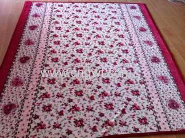 Flannel Blanket With Love Roses Blanket 