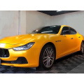 Satiin Metallic Yellow Car Vinyl Wrap