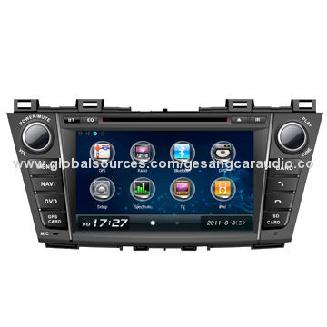 In-dash Car DVD Player for 8-inch New Mazda 5 with Bluetooth and Navigation/AM/FM Radio