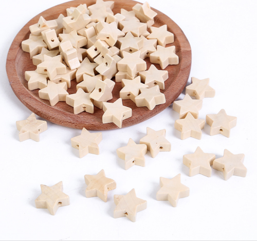 Silver Natural Star Spacer Beads for Craft