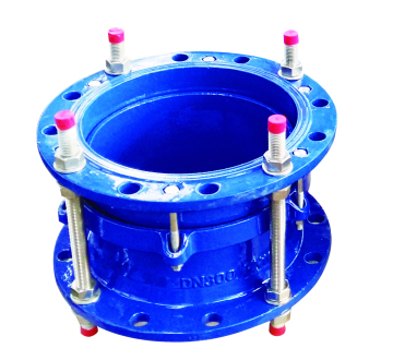 Ductile Iron Dismantling Joints with Half Tie-Rods for Gate Valves and Pipe Fittings