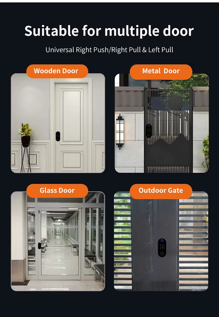 61 Fingerprint outdoor lock