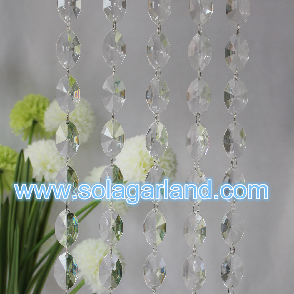 Diamond Cut Crystal Beaded Garland