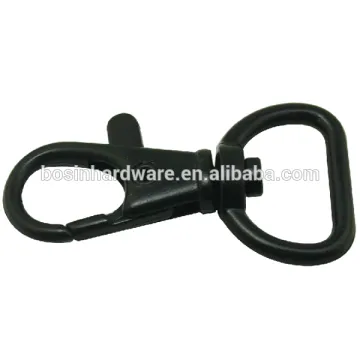 Fashion High Quality Metal Black Swivel Lobster Clasp