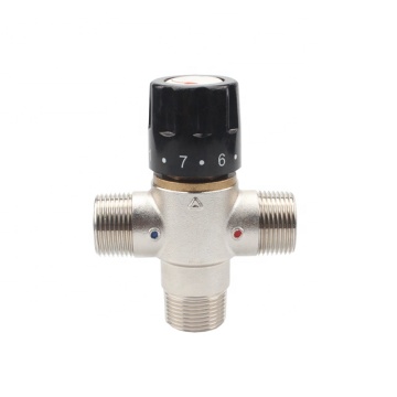 Wholesale G1/2 3 Way Brass Thermostatic Mixing Valve for Solar Electric Hot Water BJ45004
