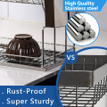 2 tier stainless steel dish drying rack