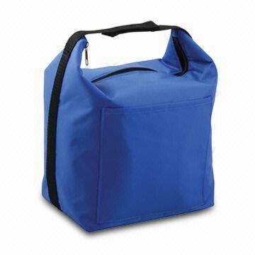 Travel Cooler Bag with Good Workmanship, Zipper Sliders, Carry Handle, Measures 16 x 22 x 10cm