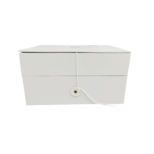 White metal linked two layers cosmetic gift box