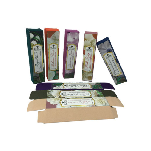flat pack customized soft paper card folding box