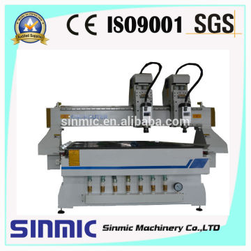 Jinan Sinmic two spindle cnc router with low invest made in China