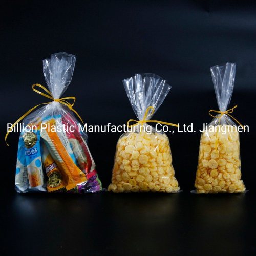 Clear Plastic Food Snack Doggie Packaging Take Out Bag