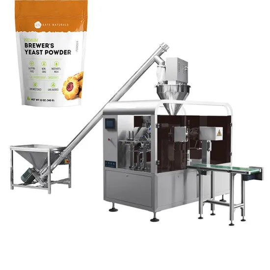 Yeast Powder Rotary Premade Bag Packing Machine