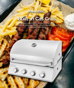 Außenküche stehend Grill