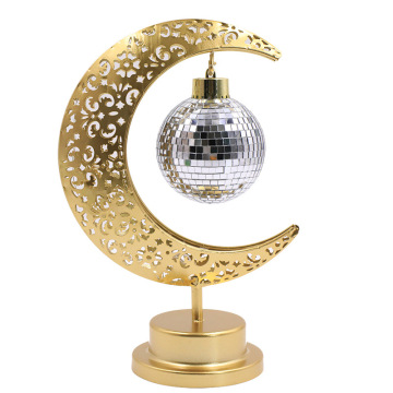 LED Wrought Iron Moon Lamp for Gulbang Festival Decor