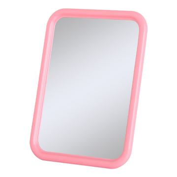 Specchio per trucco quadrato di lusso rosa intelligente per il bagno dell'hotel e la vanità
