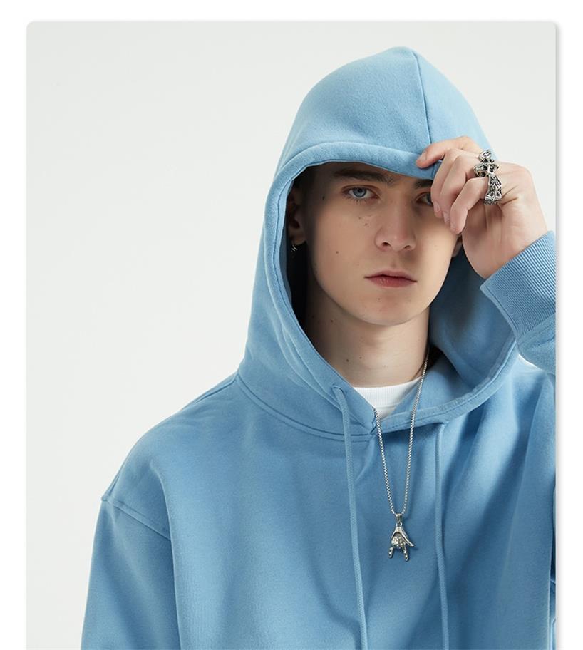 Winter Men'S Hooded Pullover Sweater