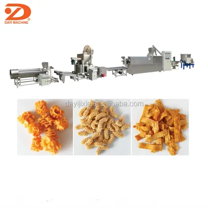 Automatic Discharge Frying Machine for Twist Fried Puffed Snacks and Corn