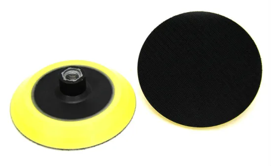 professional 5" PU adhevie back plate sanding pad for rotary polishing machine